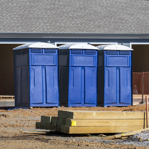 how often are the porta potties cleaned and serviced during a rental period in Havensville